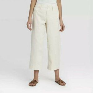 A New Day Women's High-Rise Wide Leg Cropped Pants
